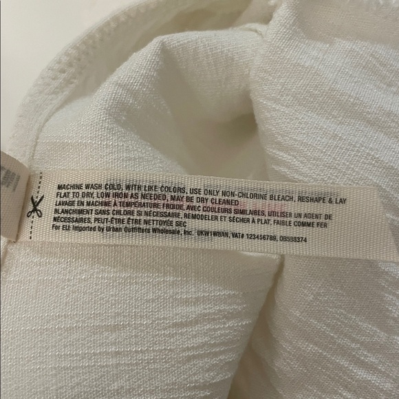 Free People white Ruffled Bodysuit - Picture 8 of 9